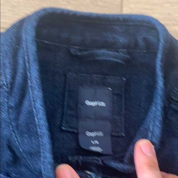 Gap Kids military style Jean jacket L (10) - Picture 2 of 6